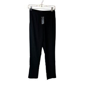 Lulus Black Pleated High-Waist Trousers Womens S NWT